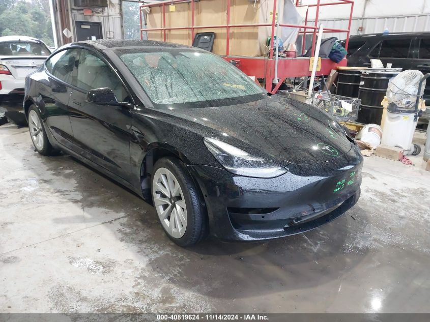 VIN 5YJ3E1EB0NF270692 2022 TESLA MODEL 3 no.1