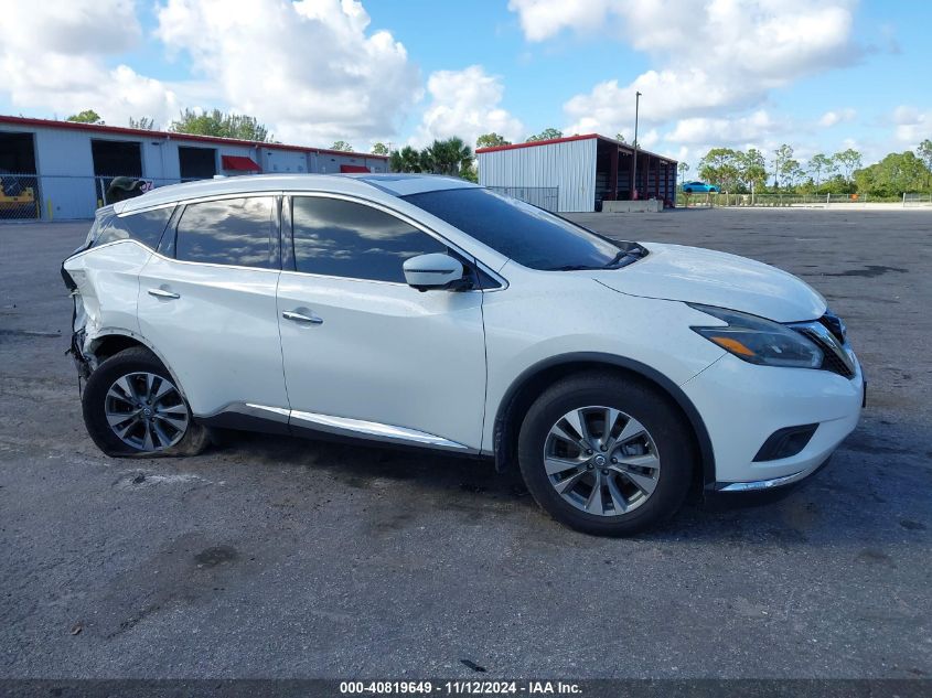 2018 Nissan Murano Sl VIN: 5N1AZ2MHXJN195286 Lot: 40819649