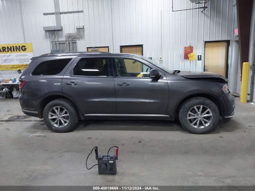 2014 Dodge Durango Limited VIN: 1C4RDJDG3EC562702 Lot: 40819669