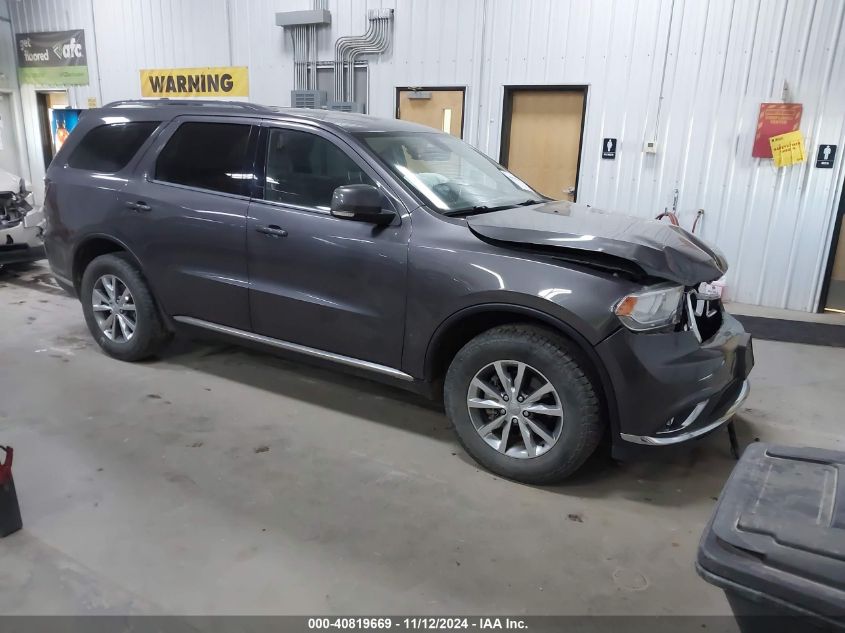 2014 Dodge Durango Limited VIN: 1C4RDJDG3EC562702 Lot: 40819669