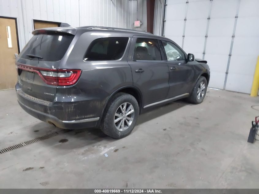 2014 Dodge Durango Limited VIN: 1C4RDJDG3EC562702 Lot: 40819669