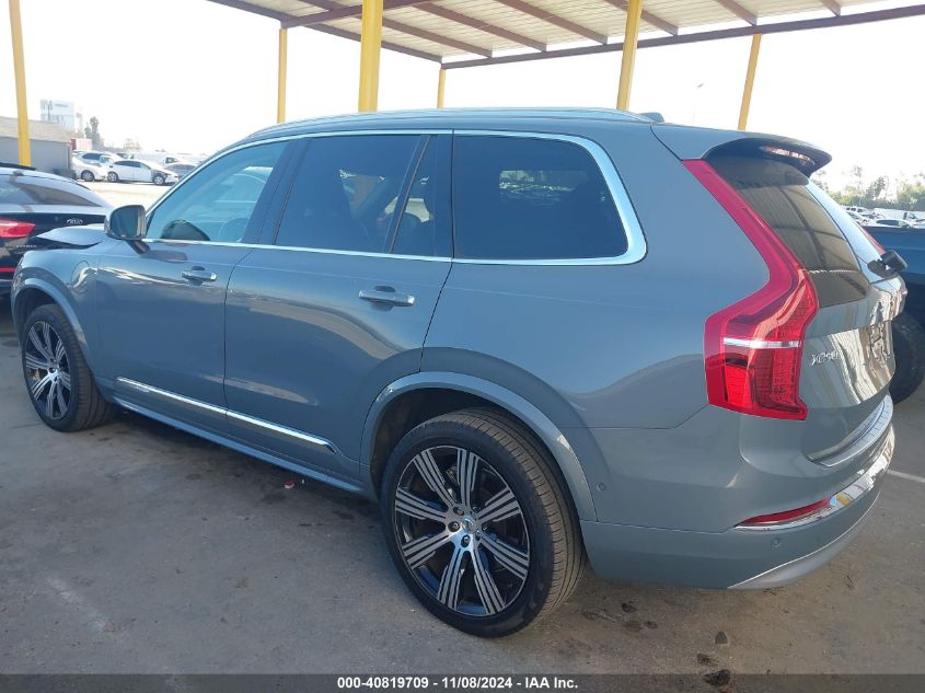 2022 Volvo Xc90 Recharge Plug-In Hybrid T8 Inscription 7 Passenger VIN: YV4BR0CL3N1820981 Lot: 40819709