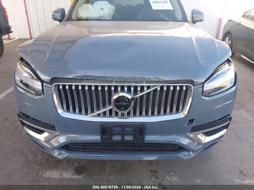 2022 Volvo Xc90 Recharge Plug-In Hybrid T8 Inscription 7 Passenger VIN: YV4BR0CL3N1820981 Lot: 40819709