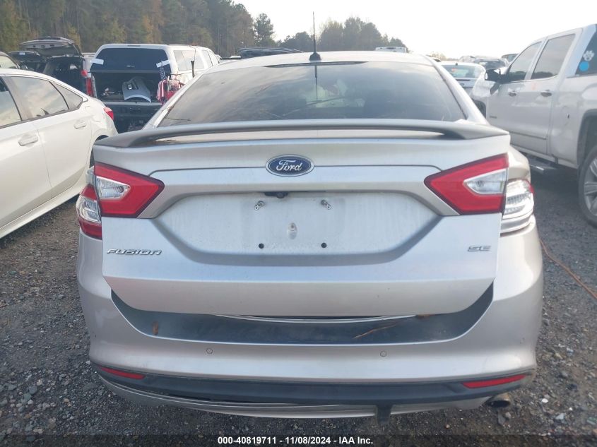 2016 Ford Fusion Se VIN: 3FA6P0H75GR190563 Lot: 40819711