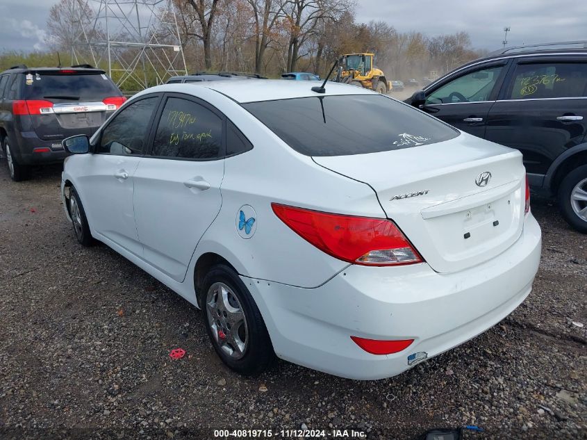 2015 Hyundai Accent Gls VIN: KMHCT4AE1FU897719 Lot: 40819715