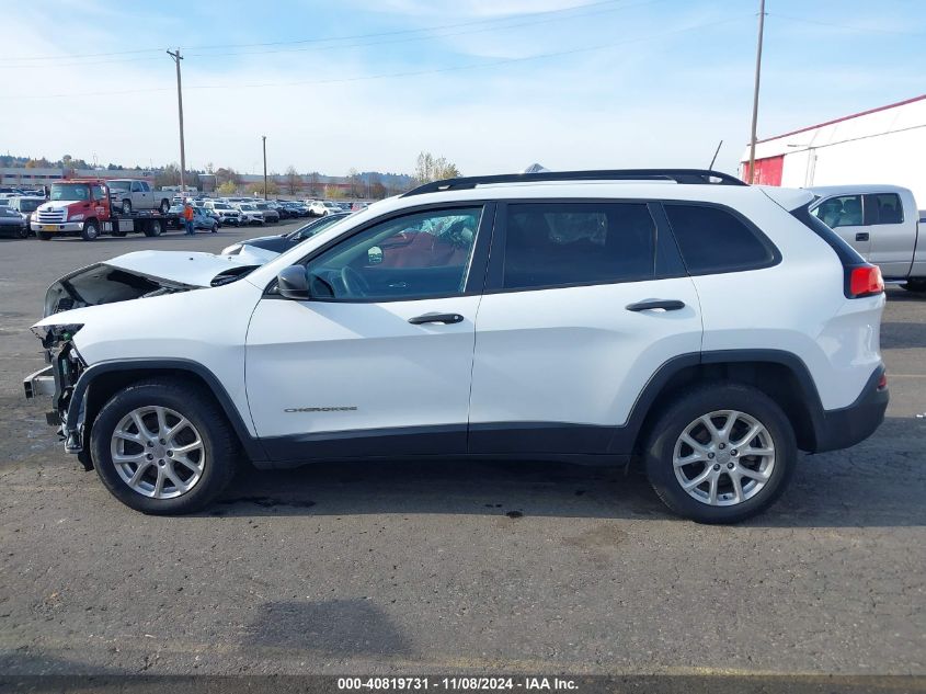 2017 Jeep Cherokee Sport Fwd VIN: 1C4PJLAB8HW561729 Lot: 40819731