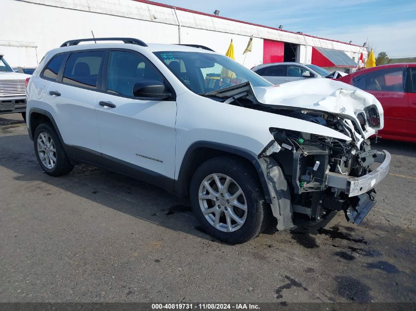 VIN 1C4PJLAB8HW561729 2017 Jeep Cherokee, Sport Fwd no.1