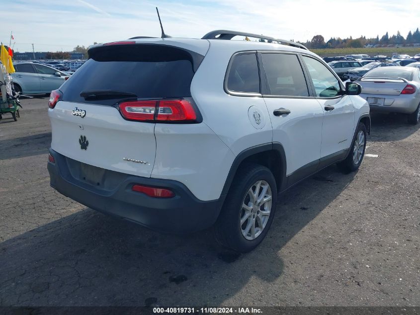 VIN 1C4PJLAB8HW561729 2017 Jeep Cherokee, Sport Fwd no.4