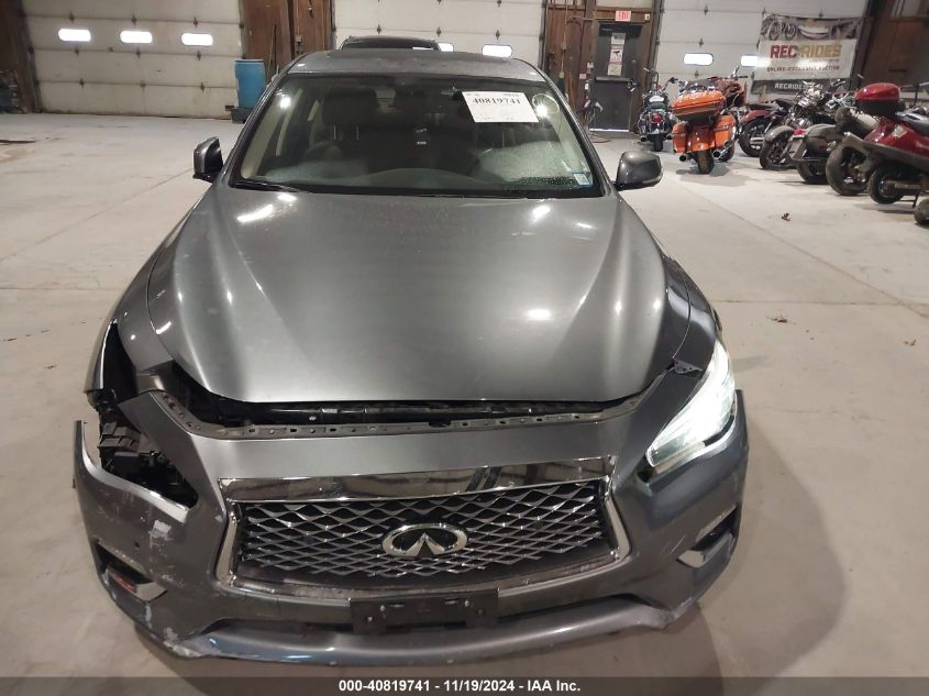 2018 Infiniti Q50 3.0T Luxe VIN: JN1EV7AR2JM433331 Lot: 40819741