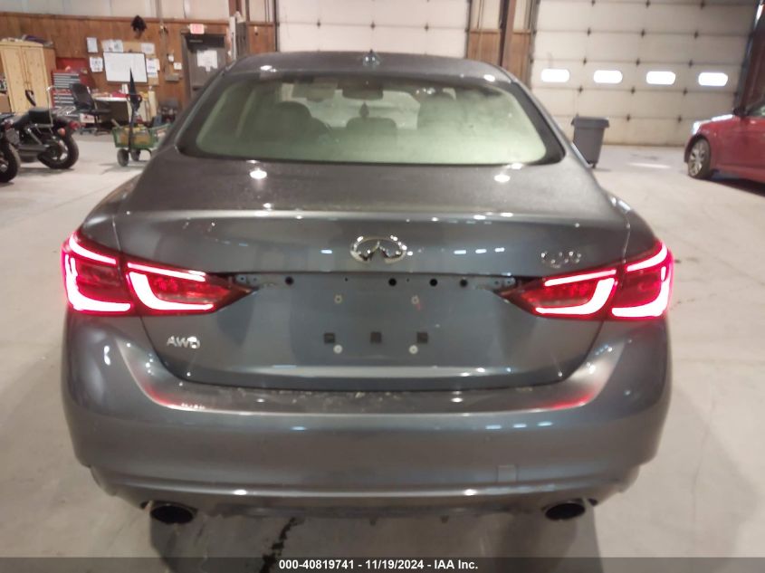 2018 Infiniti Q50 3.0T Luxe VIN: JN1EV7AR2JM433331 Lot: 40819741