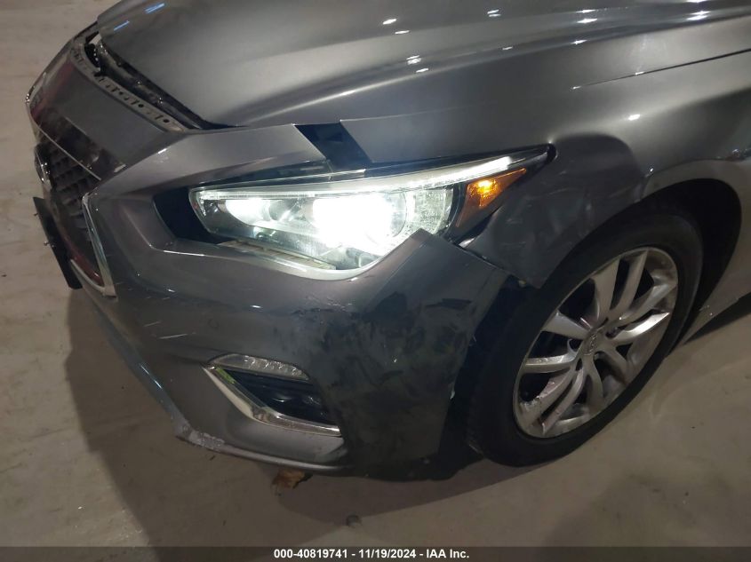 2018 Infiniti Q50 3.0T Luxe VIN: JN1EV7AR2JM433331 Lot: 40819741