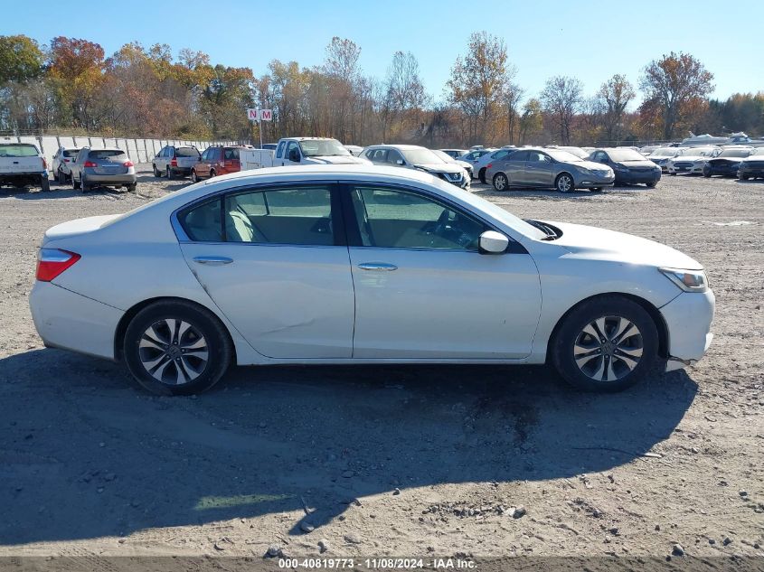 2013 Honda Accord Lx VIN: 1HGCR2F37DA060763 Lot: 40819773