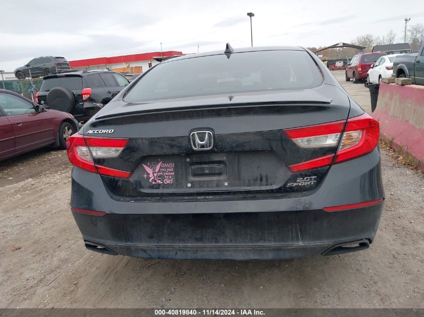 2021 Honda Accord Sport 2.0T VIN: 1HGCV2F36MA032481 Lot: 40819840