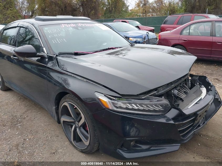 2021 Honda Accord Sport 2.0T VIN: 1HGCV2F36MA032481 Lot: 40819840