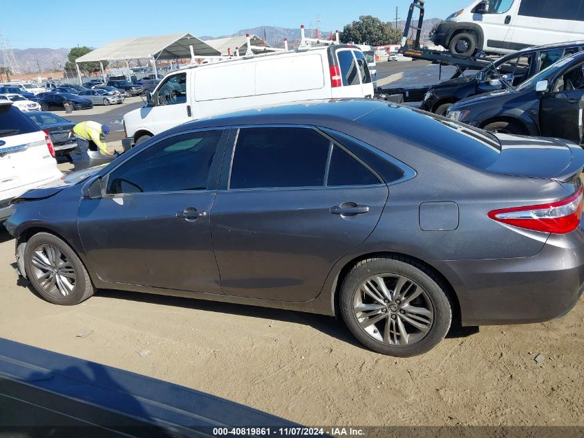 2016 Toyota Camry Se VIN: 4T1BF1FK3GU544237 Lot: 40819861