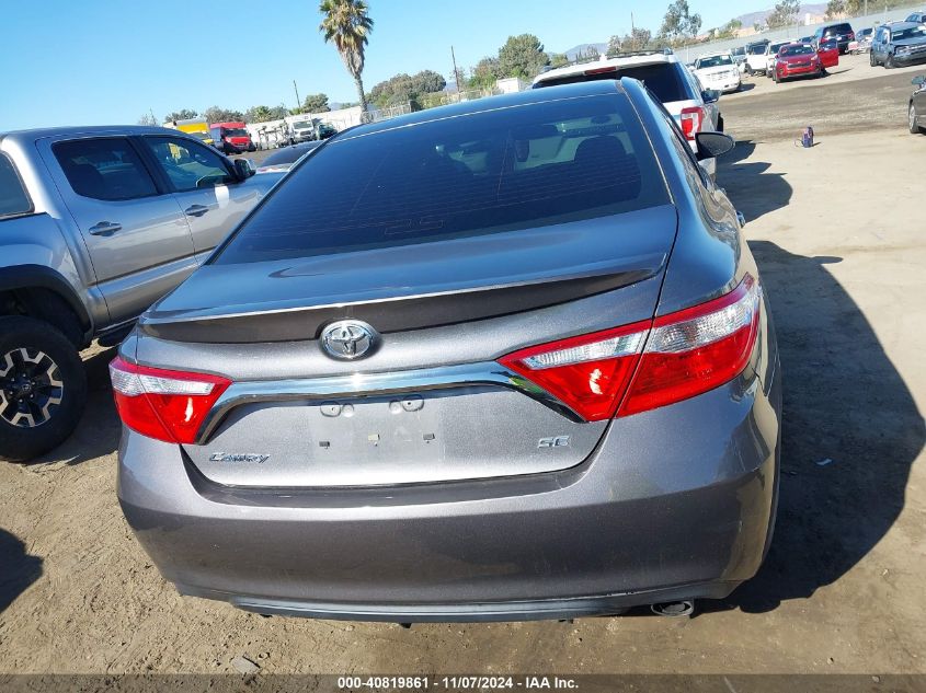 2016 Toyota Camry Se VIN: 4T1BF1FK3GU544237 Lot: 40819861