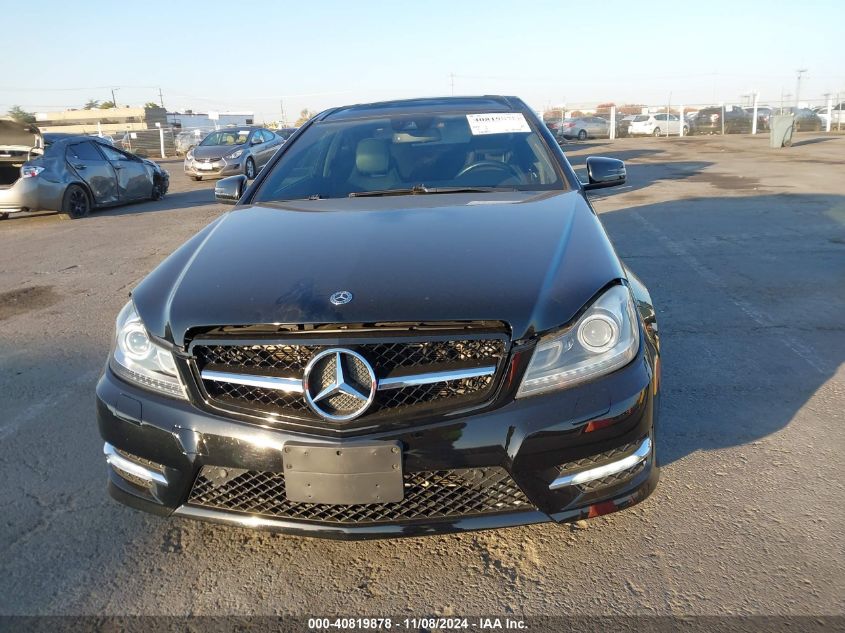 2012 Mercedes-Benz C 350 Sport VIN: WDDGJ5HBXCF891226 Lot: 40819878