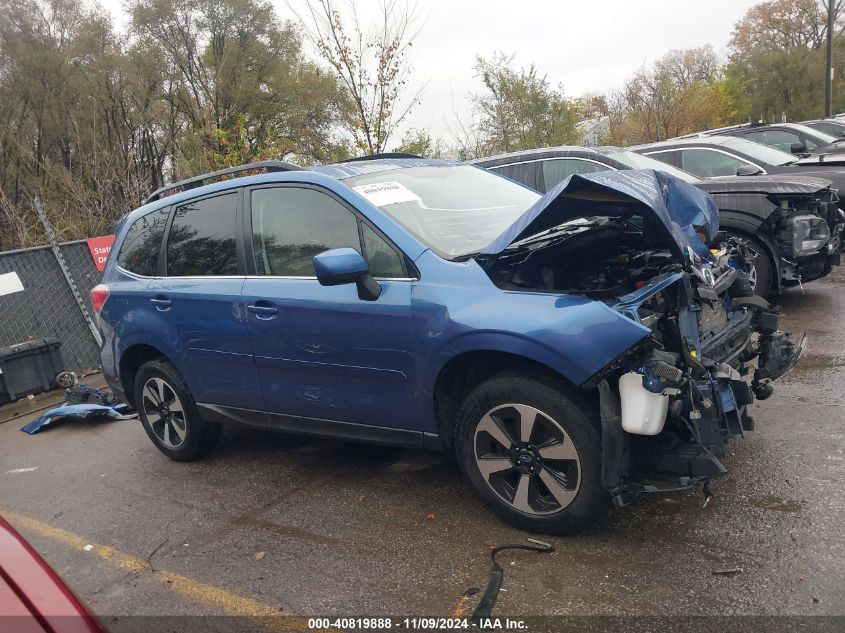 2017 Subaru Forester 2.5I Limited VIN: JF2SJALC1HH510552 Lot: 40819888