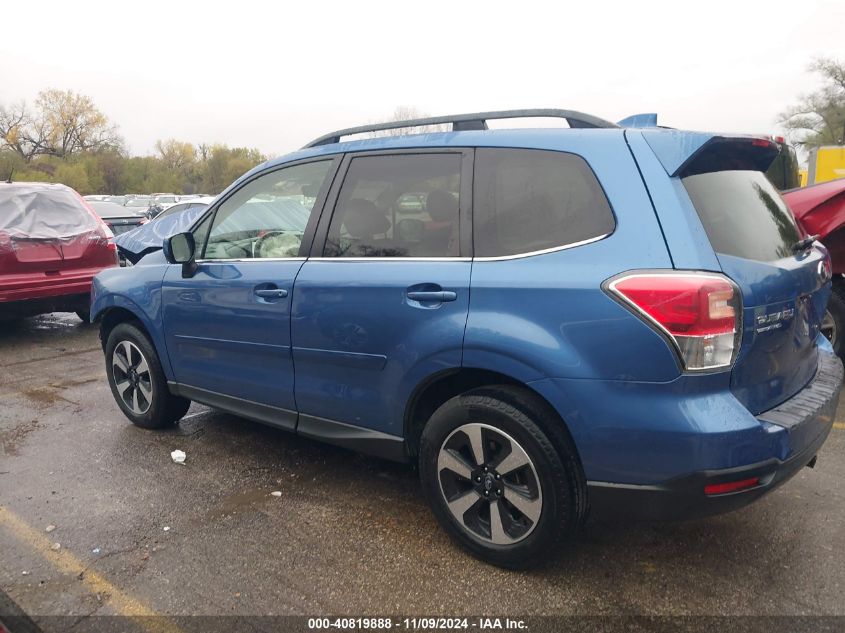 2017 Subaru Forester 2.5I Limited VIN: JF2SJALC1HH510552 Lot: 40819888