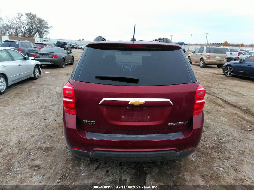 2016 Chevrolet Equinox Lt VIN: 2GNALCEKXG6137303 Lot: 40819909