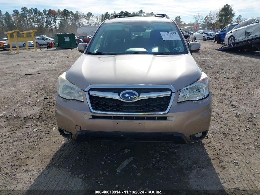 2014 Subaru Forester 2.5I Touring VIN: JF2SJAPC3EH477365 Lot: 40819914