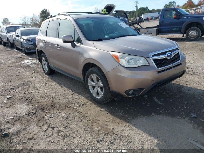 2014 Subaru Forester 2.5I Touring VIN: JF2SJAPC3EH477365 Lot: 40819914