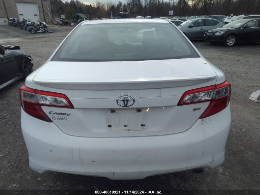 2012 Toyota Camry Se VIN: 4T1BF1FK6CU136468 Lot: 40819921