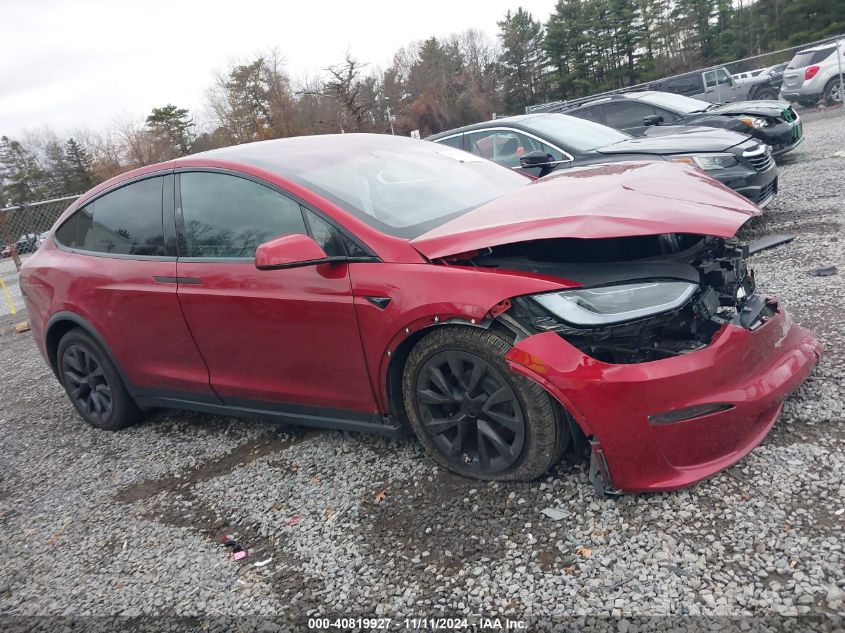 2023 Tesla Model X Dual Motor All-Wheel Drive/Standard Range VIN: 7SAXCAE58PF415243 Lot: 40819927