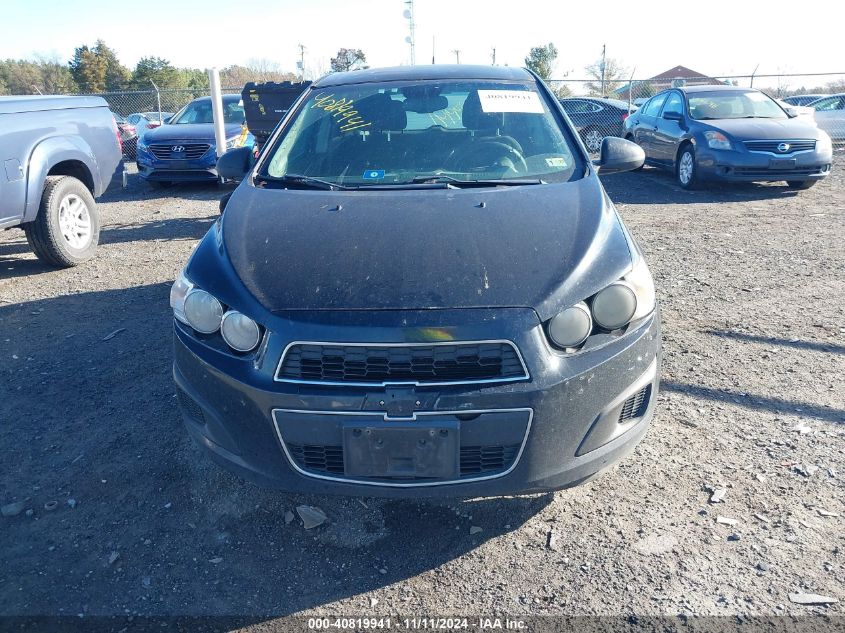 2012 Chevrolet Sonic Lt VIN: 1G1JD6SB4C4187632 Lot: 40819941