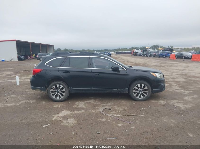 2015 Subaru Outback 2.5I Limited VIN: 4S4BSAJCXF3293622 Lot: 40819949