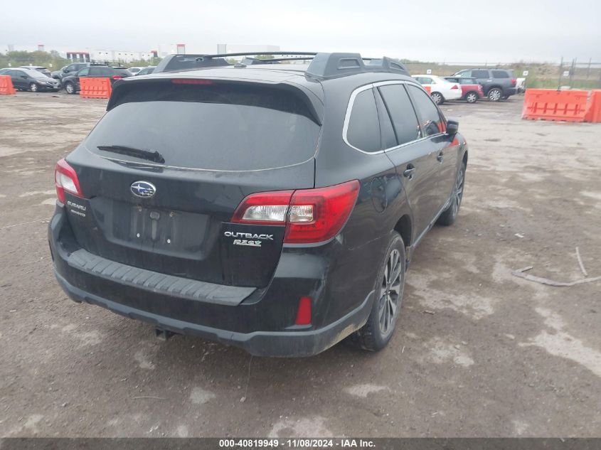 2015 Subaru Outback 2.5I Limited VIN: 4S4BSAJCXF3293622 Lot: 40819949