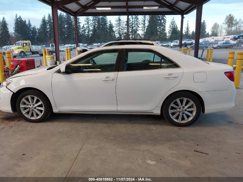 2012 Toyota Camry Xle VIN: 4T1BF1FK7CU501255 Lot: 40819952