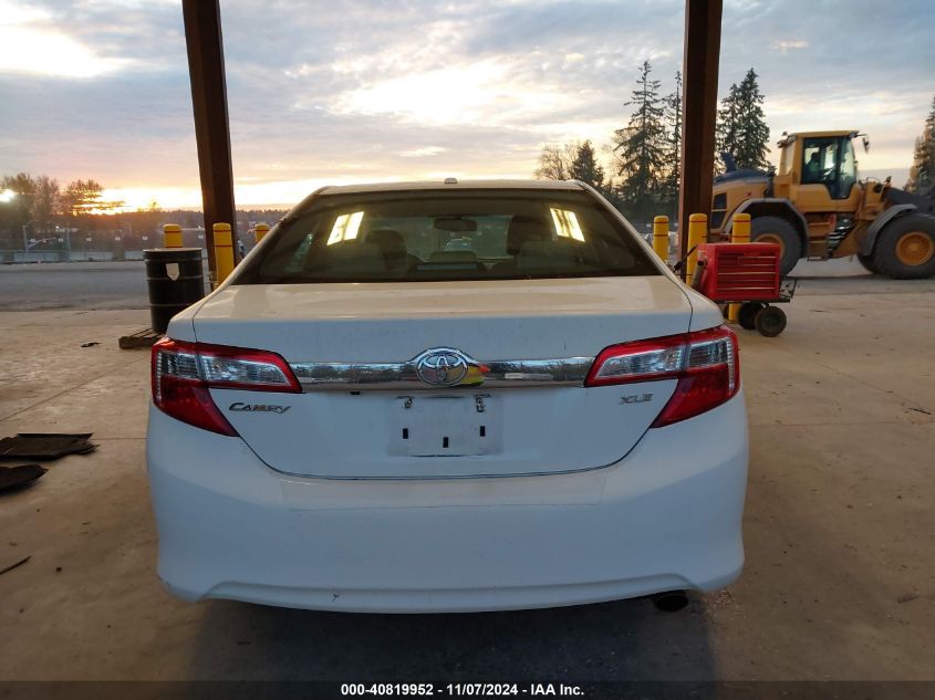 2012 Toyota Camry Xle VIN: 4T1BF1FK7CU501255 Lot: 40819952