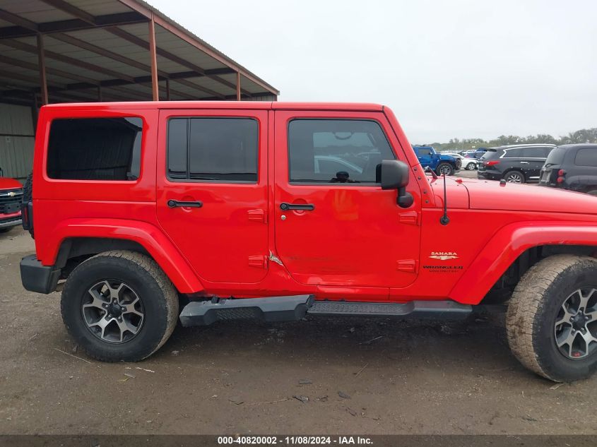 2015 Jeep Wrangler Unlimited Sahara VIN: 1C4BJWEG3FL687982 Lot: 40820002