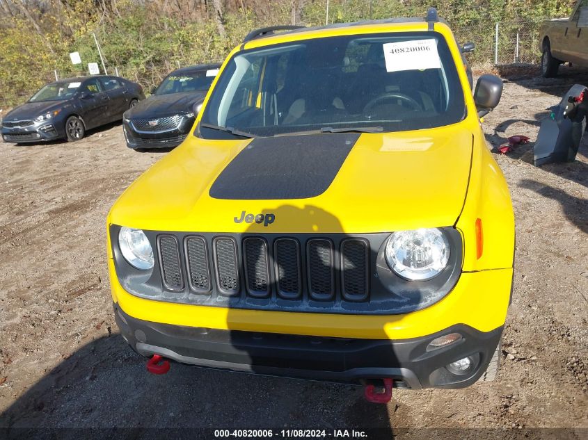 2018 Jeep Renegade Trailhawk 4X4 VIN: ZACCJBCB5JPG74983 Lot: 40820006