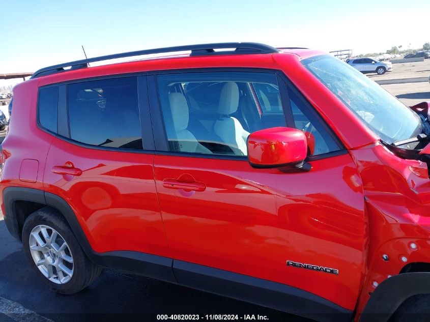 2019 Jeep Renegade Latitude Fwd VIN: ZACNJABB7KPK45475 Lot: 40820023