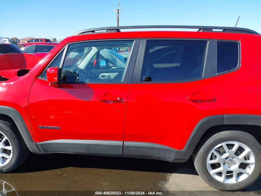 2019 Jeep Renegade Latitude Fwd VIN: ZACNJABB7KPK45475 Lot: 40820023