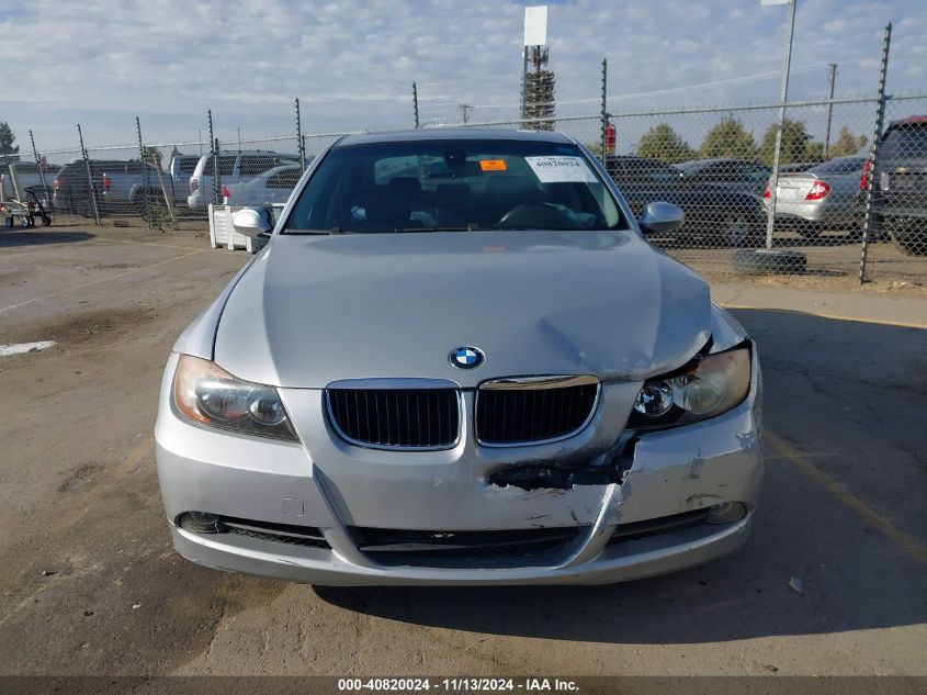 2007 BMW 328I VIN: WBAVC53517FZ75676 Lot: 40820024