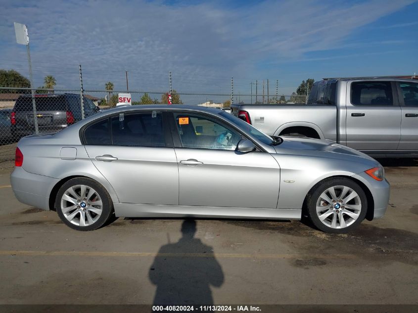 2007 BMW 328I VIN: WBAVC53517FZ75676 Lot: 40820024