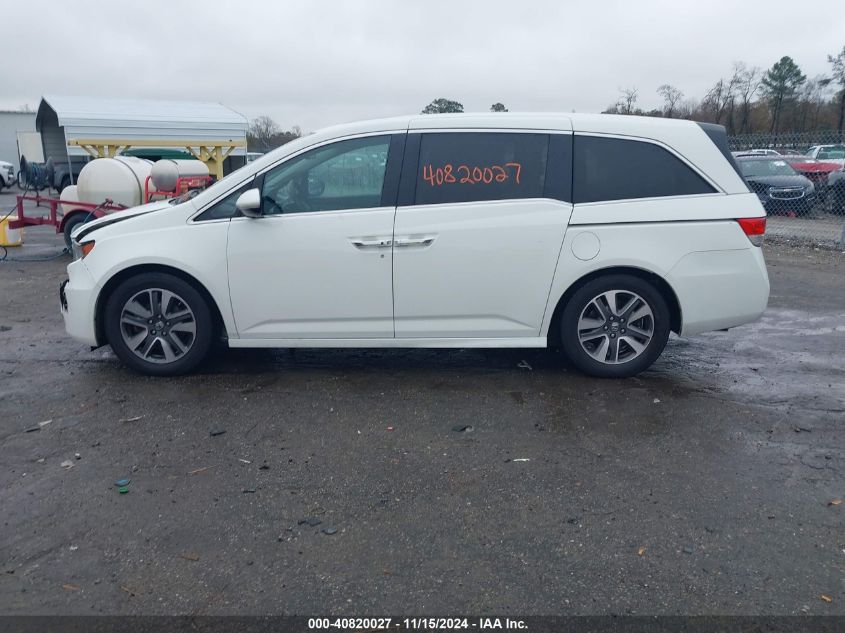 2014 Honda Odyssey Touring/Touring Elite VIN: 5FNRL5H90EB103992 Lot: 40820027