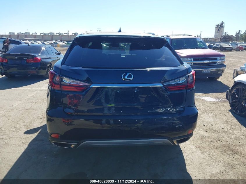 VIN 2T2HZMAAXNC239264 2022 LEXUS RX 350