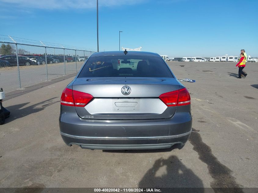 2013 Volkswagen Passat 3.6L V6 Sel Premium VIN: 1VWCM7A33DC083170 Lot: 40820042