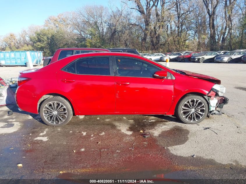 2015 Toyota Corolla S Plus VIN: 5YFBURHE8FP277754 Lot: 40820051