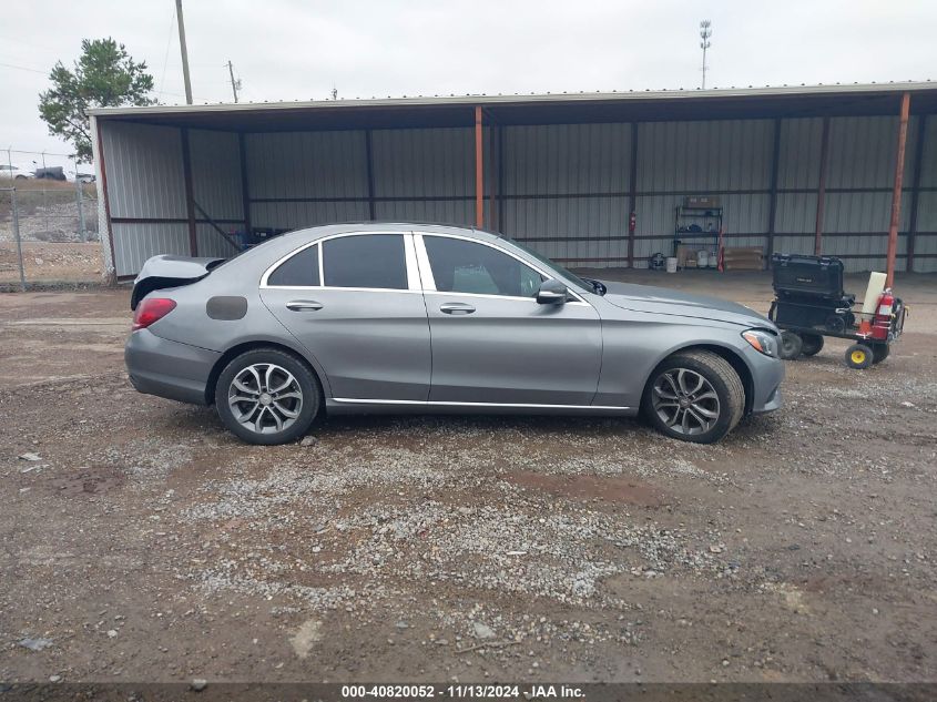 2015 Mercedes-Benz C 300 4Matic/Luxury 4Matic/Sport 4Matic VIN: 55SWF4KB8FU017300 Lot: 40820052