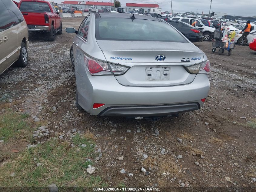 2012 Hyundai Sonata Hybrid VIN: KMHEC4A4XCA027853 Lot: 40820064