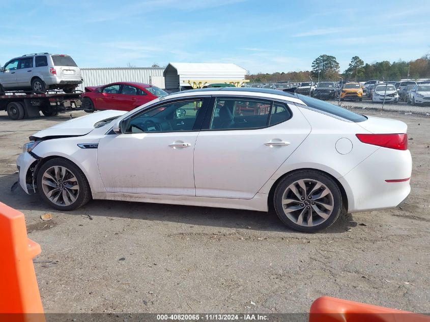 2014 Kia Optima Sx Turbo VIN: 5XXGR4A69EG306019 Lot: 40820065