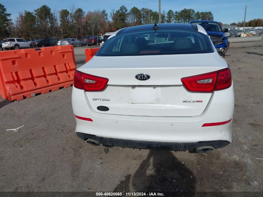 2014 KIA OPTIMA SX TURBO - 5XXGR4A69EG306019