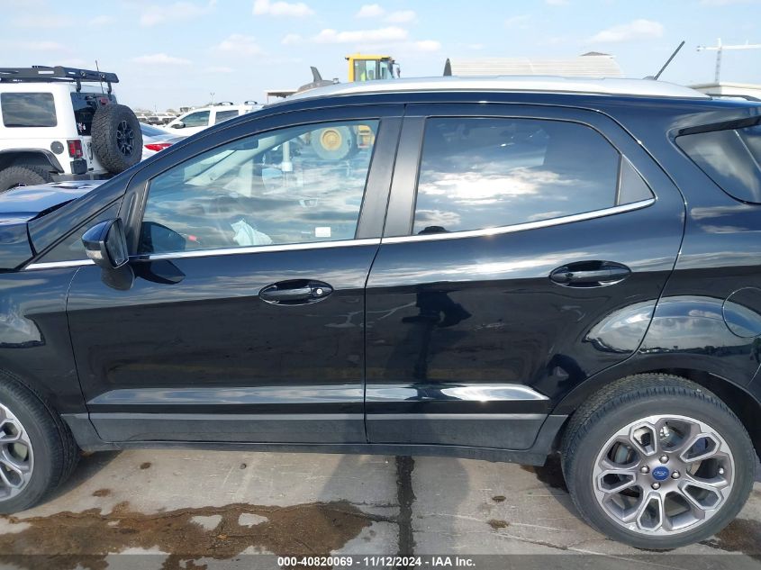 2021 Ford Ecosport Titanium VIN: MAJ3S2KE9MC453023 Lot: 40820069