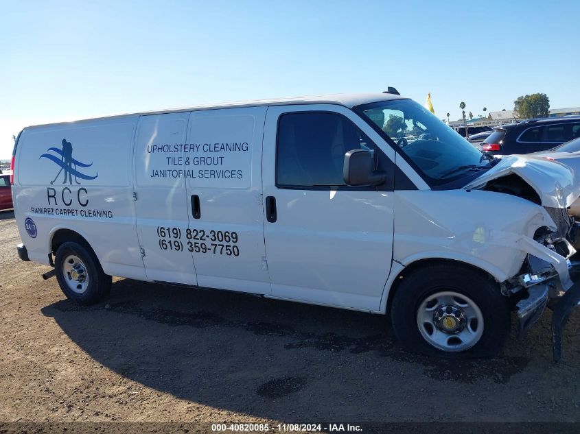 2020 Chevrolet Express Cargo Rwd 2500 Extended Wheelbase Wt VIN: 1GCWGBFG7L1187872 Lot: 40820085