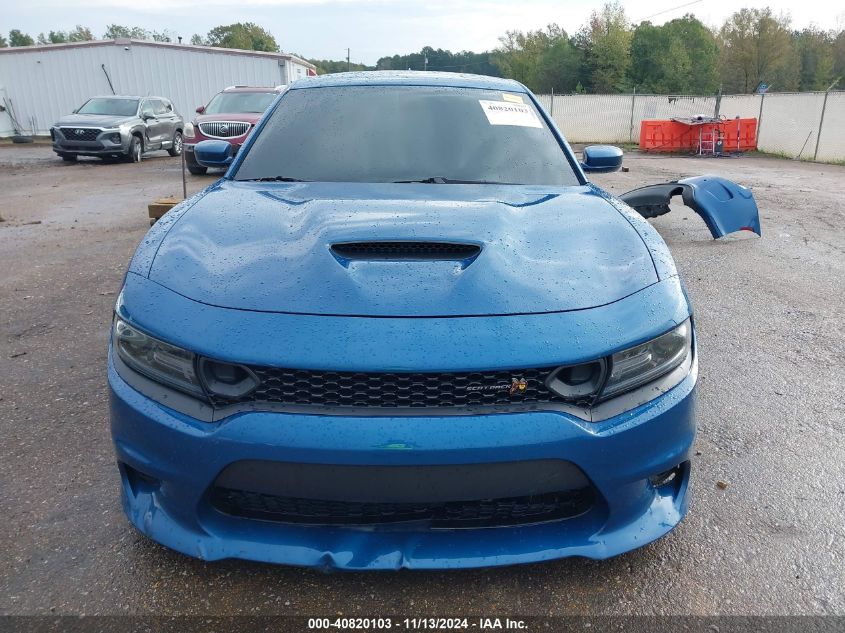 2020 Dodge Charger Scat Pack Rwd VIN: 2C3CDXGJ9LH219827 Lot: 40820103